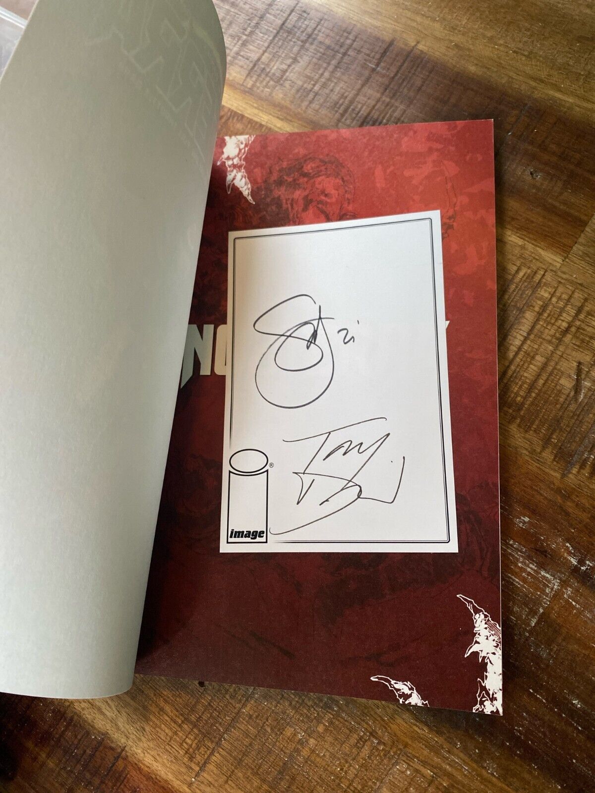 Image Comics Nocterra Vol. 1: Full Throttle Dark signed Snyder Daniel Bookplate