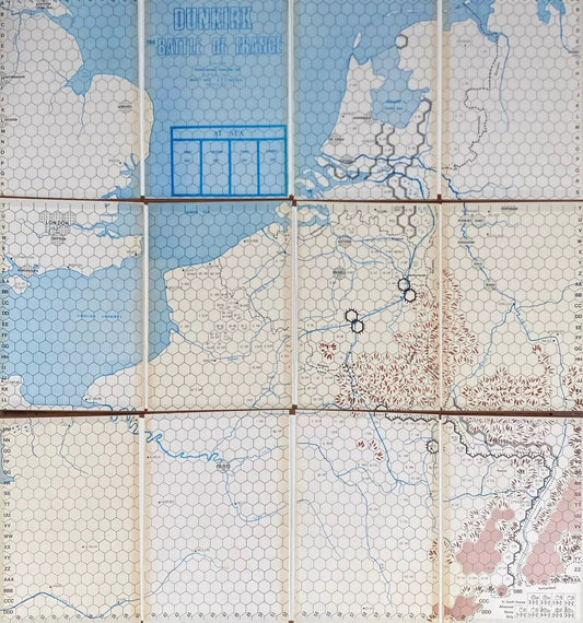 Guidon Games Dunkirk: The Battle of France 1971 Gary Gygax Complete