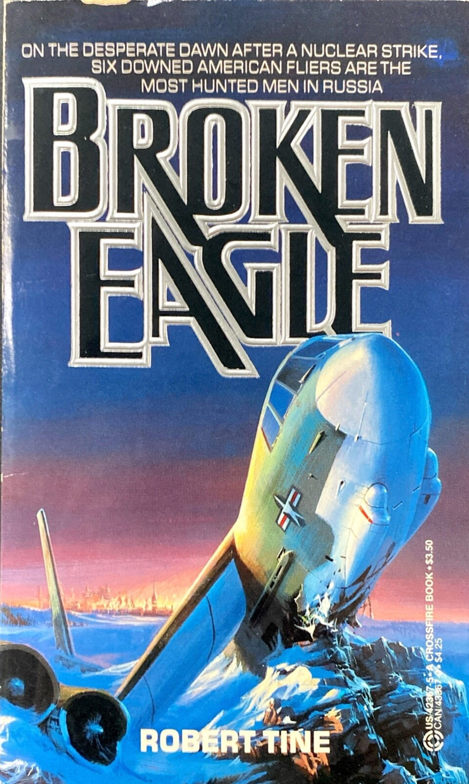 Broken Eagle by Robert Tine 1985 Pinnacle Crossfire Paperback