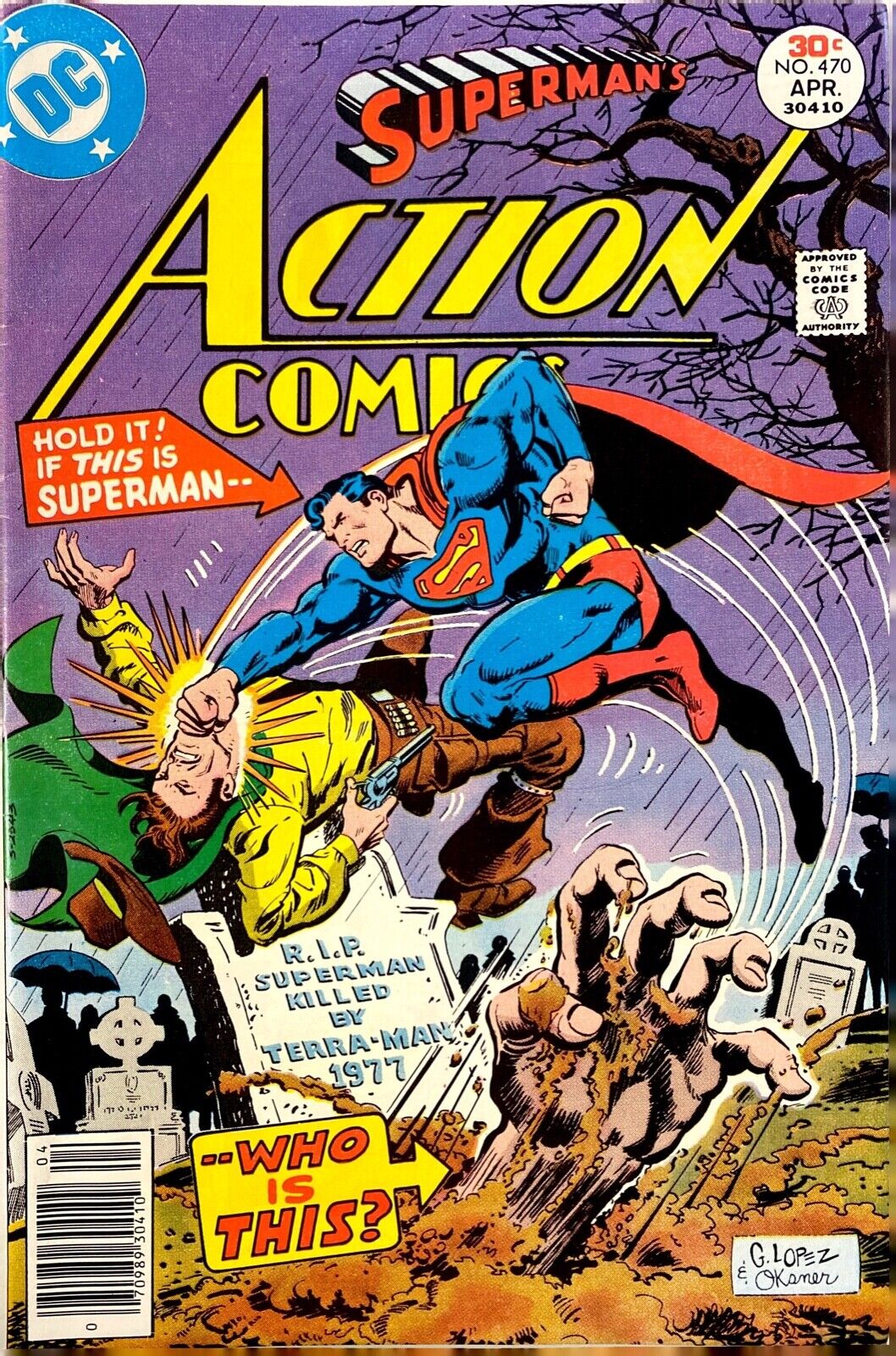 DC Comics Action Comics #470 Bronze Age 1977 Superman