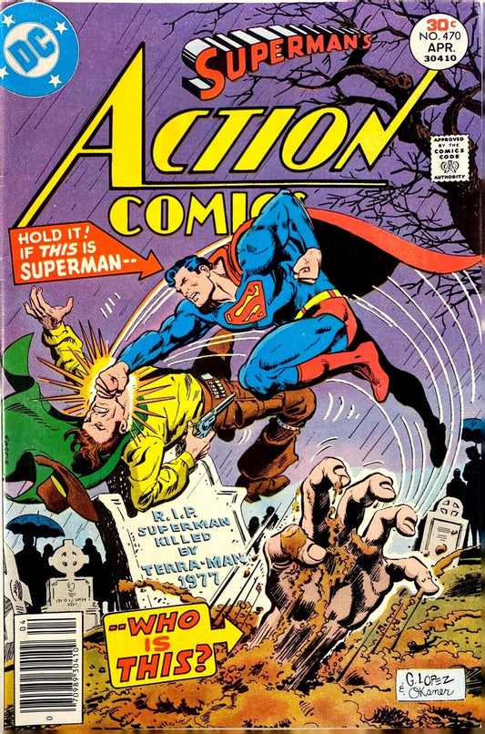 DC Comics Action Comics #470 Bronze Age 1977 Superman
