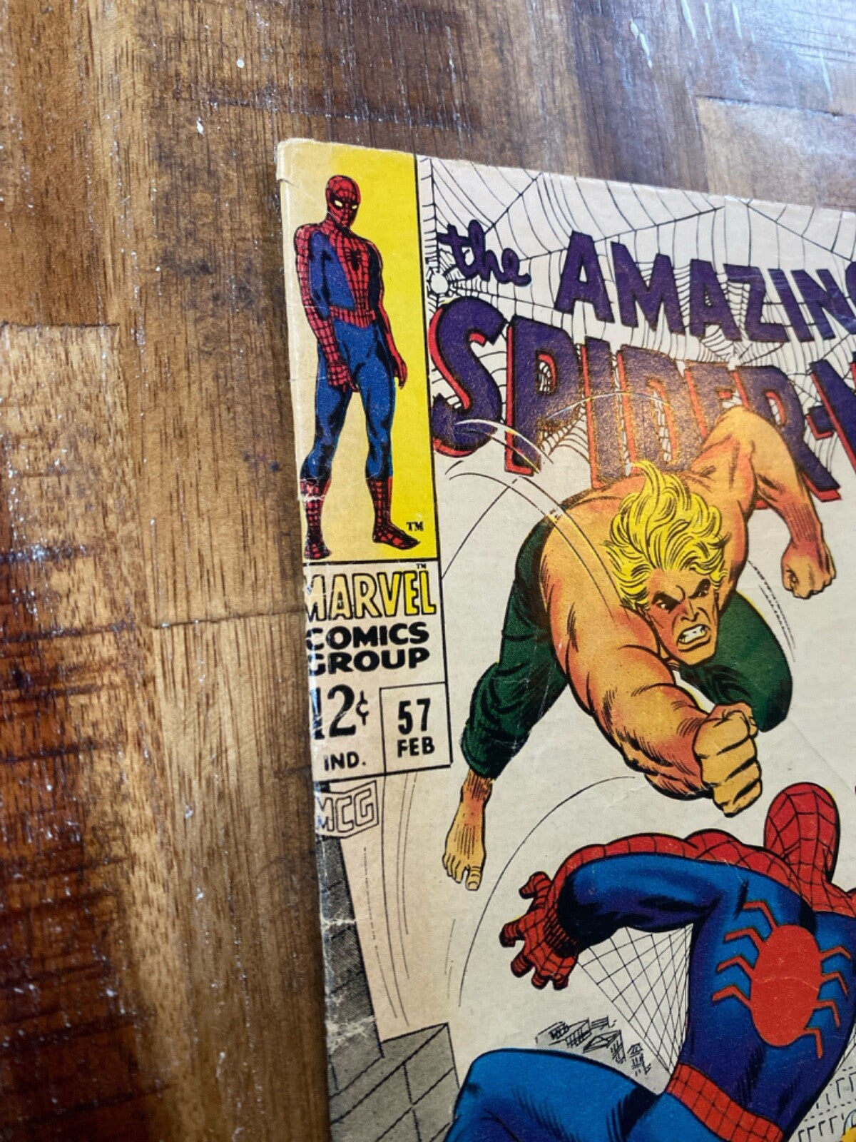 Marvel Comics Amazing Spider-man #57 Silver Age 1968 Ka-zar