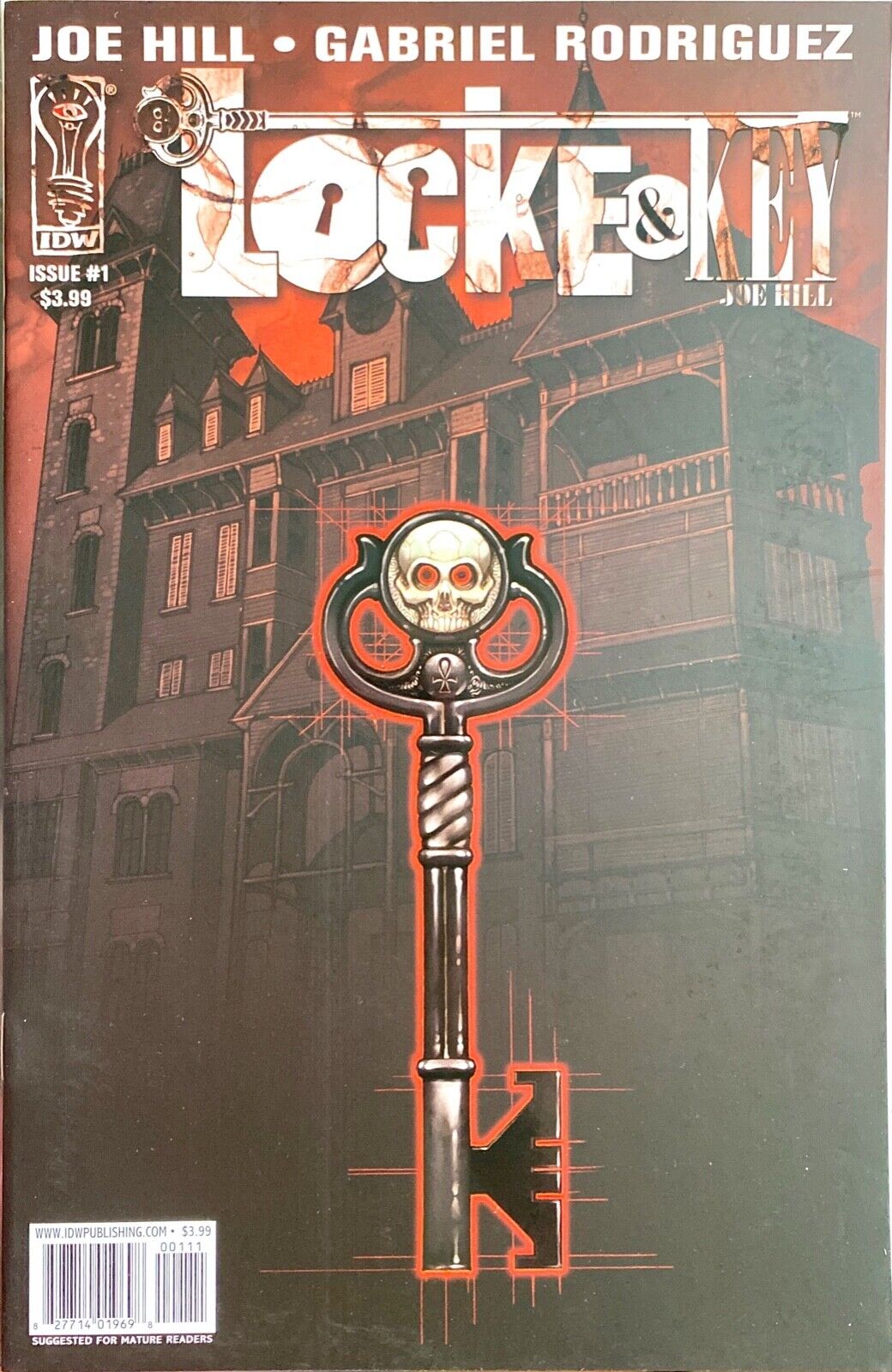 IDW Comics Locke & Key #1 Modern Age 2020 Facsimile Edition