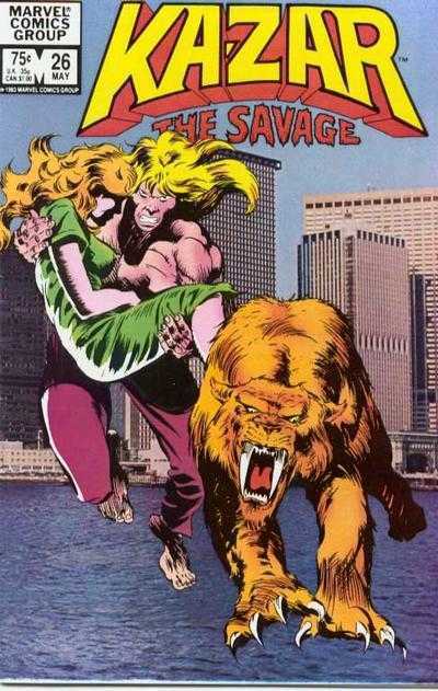 Marvel Comics Ka-zar the Savage #26 Bronze Age 1983