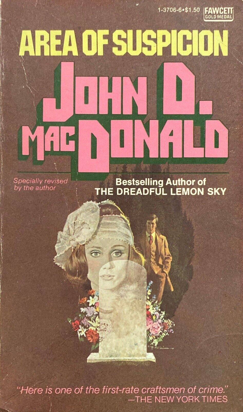 Area of Suspicion by John D. MacDonald 1961 Fawcett Gold Medal Paperback