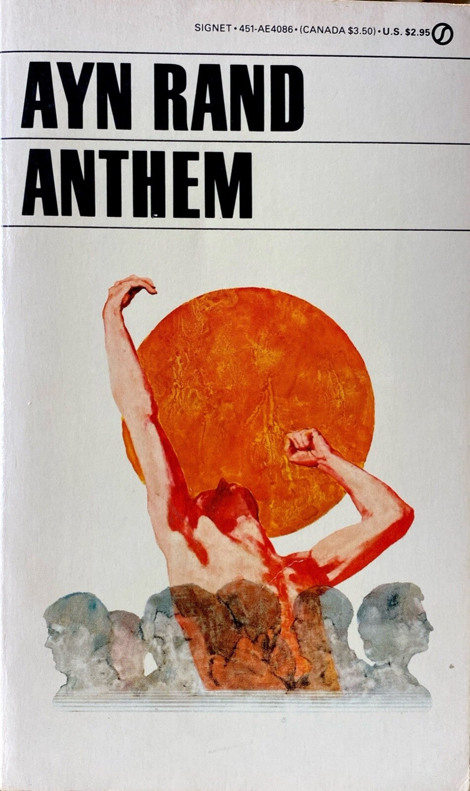 Anthem by Ayn Rand Signet AE4086 Paperback