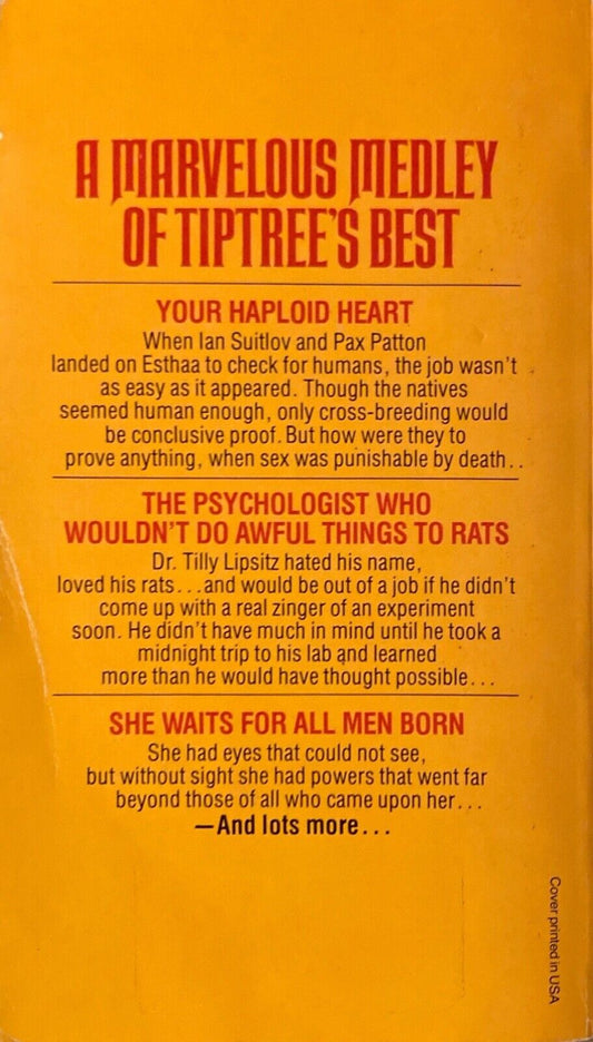 Star Songs of an Old Primate by James Tiptree, Jr. 1978 Del Rey Paperback