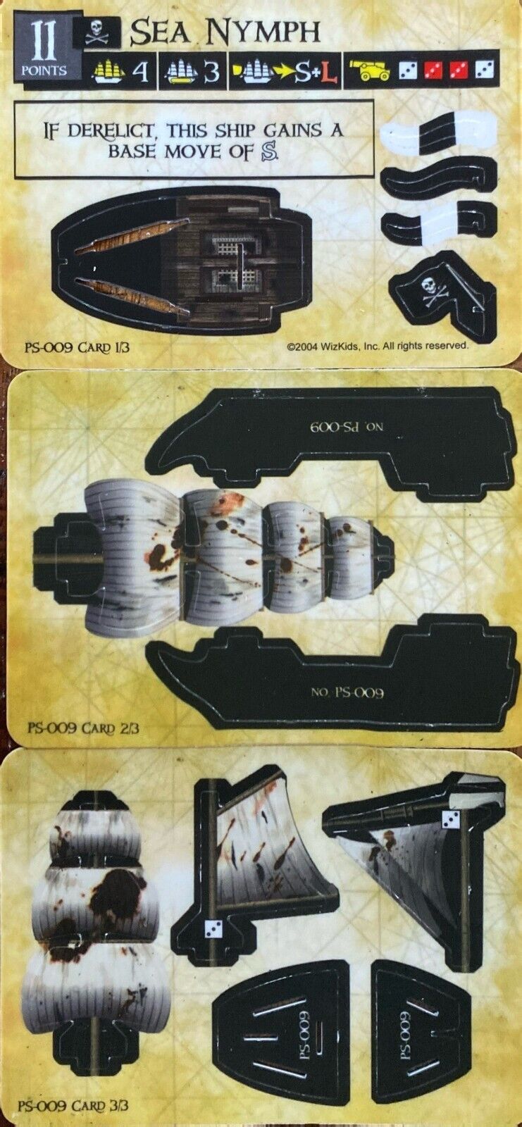WizKids Pirates CSG of the Spanish Main PS-009 Sea Nymph