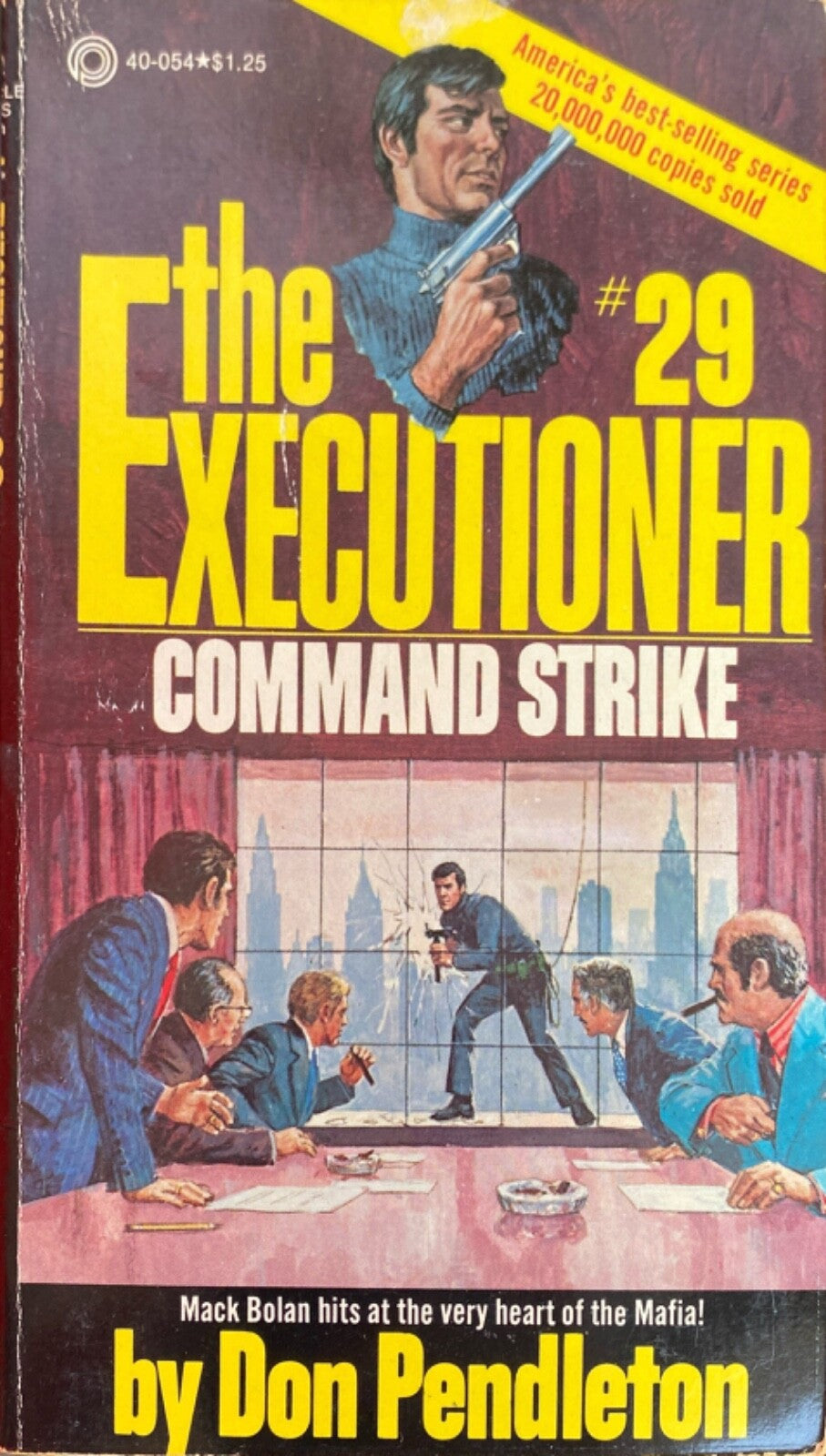 Command Strike by Don Pendleton 1977 Pinnacle Paperback Executioner #29