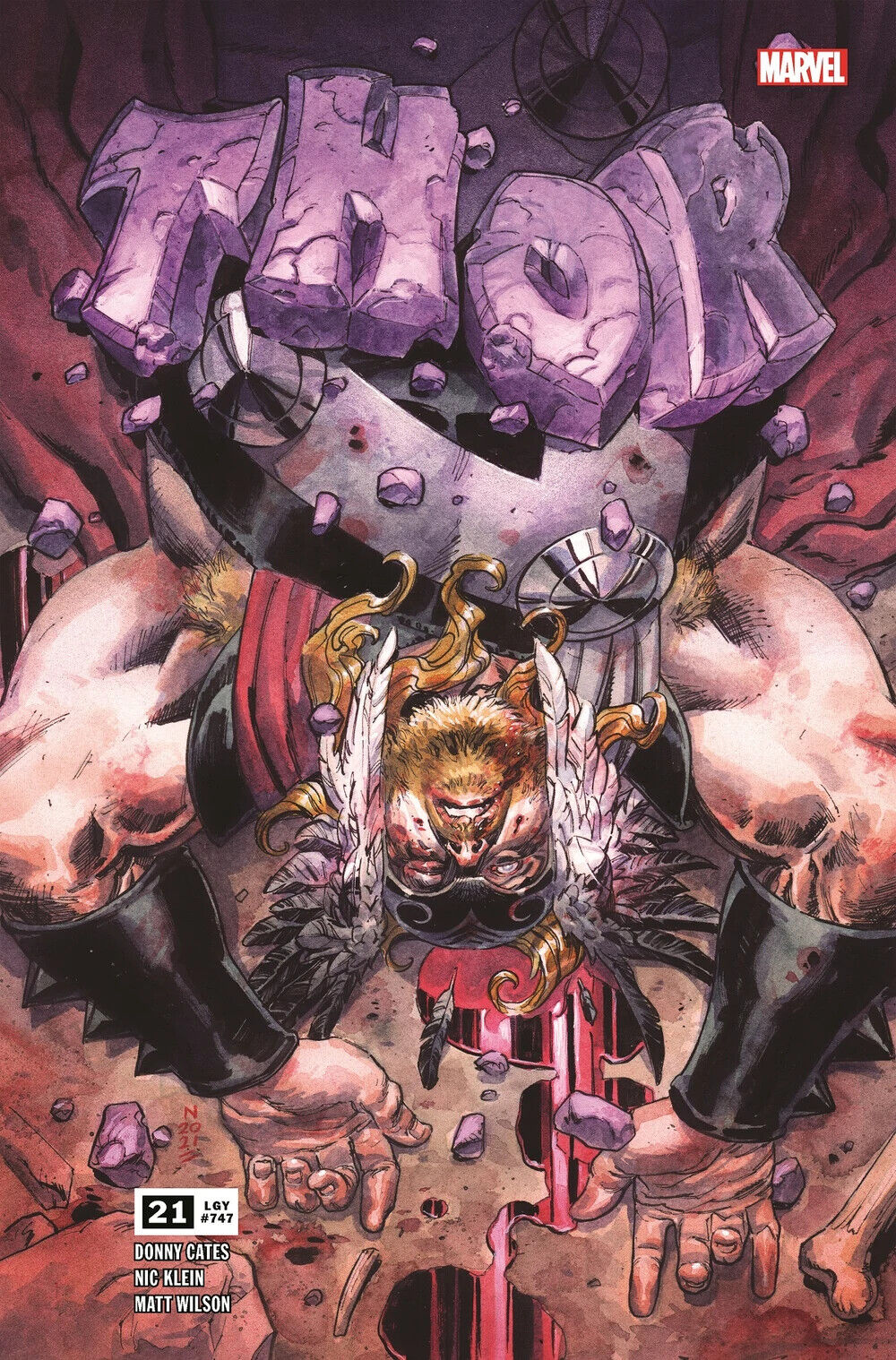 Marvel Comics Thor #21 Legacy #747 Modern Age 2022