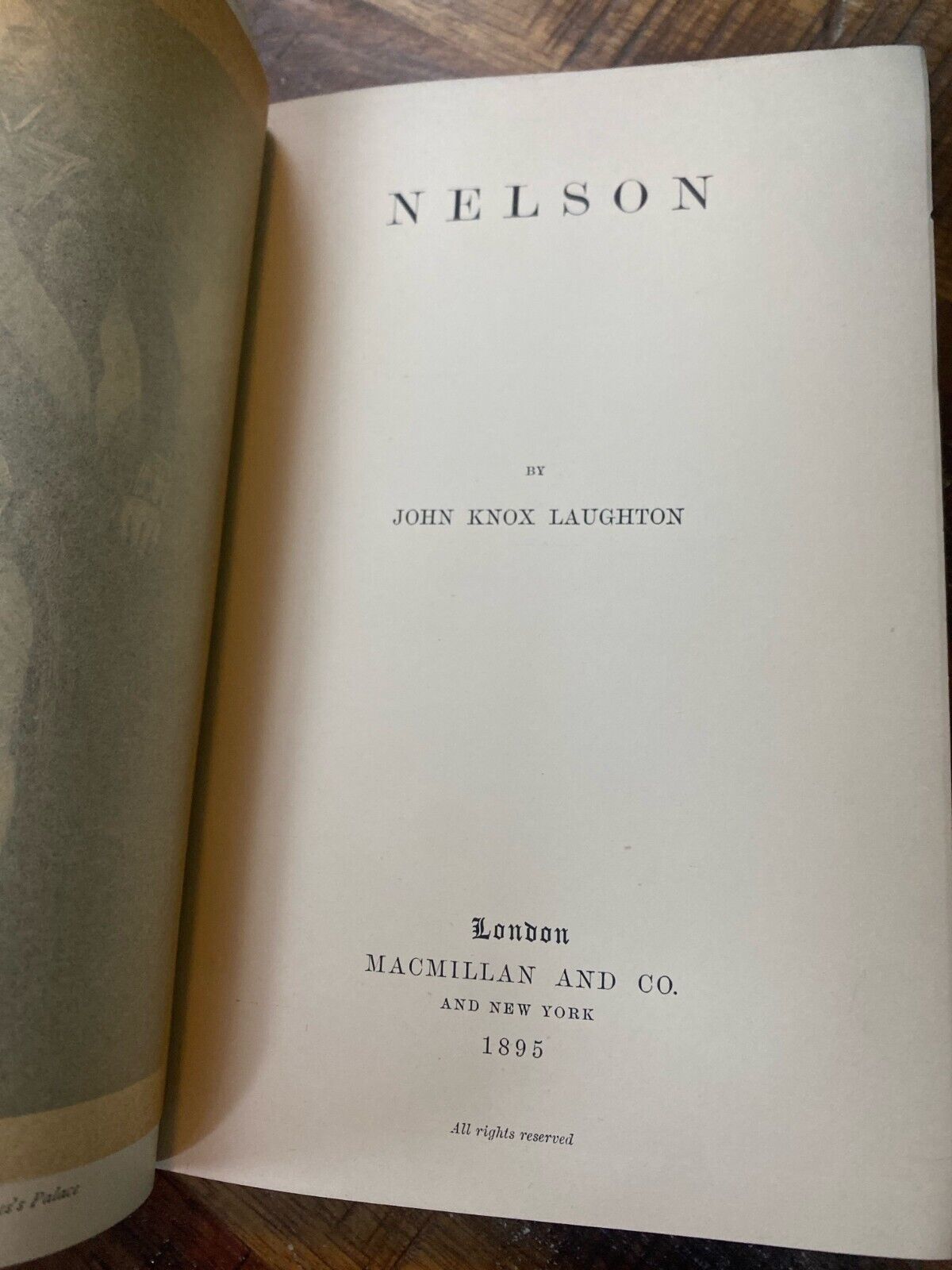 English Men of Action: Nelson by J.K. Laughton 1895 Macmillan Hardcover UK First