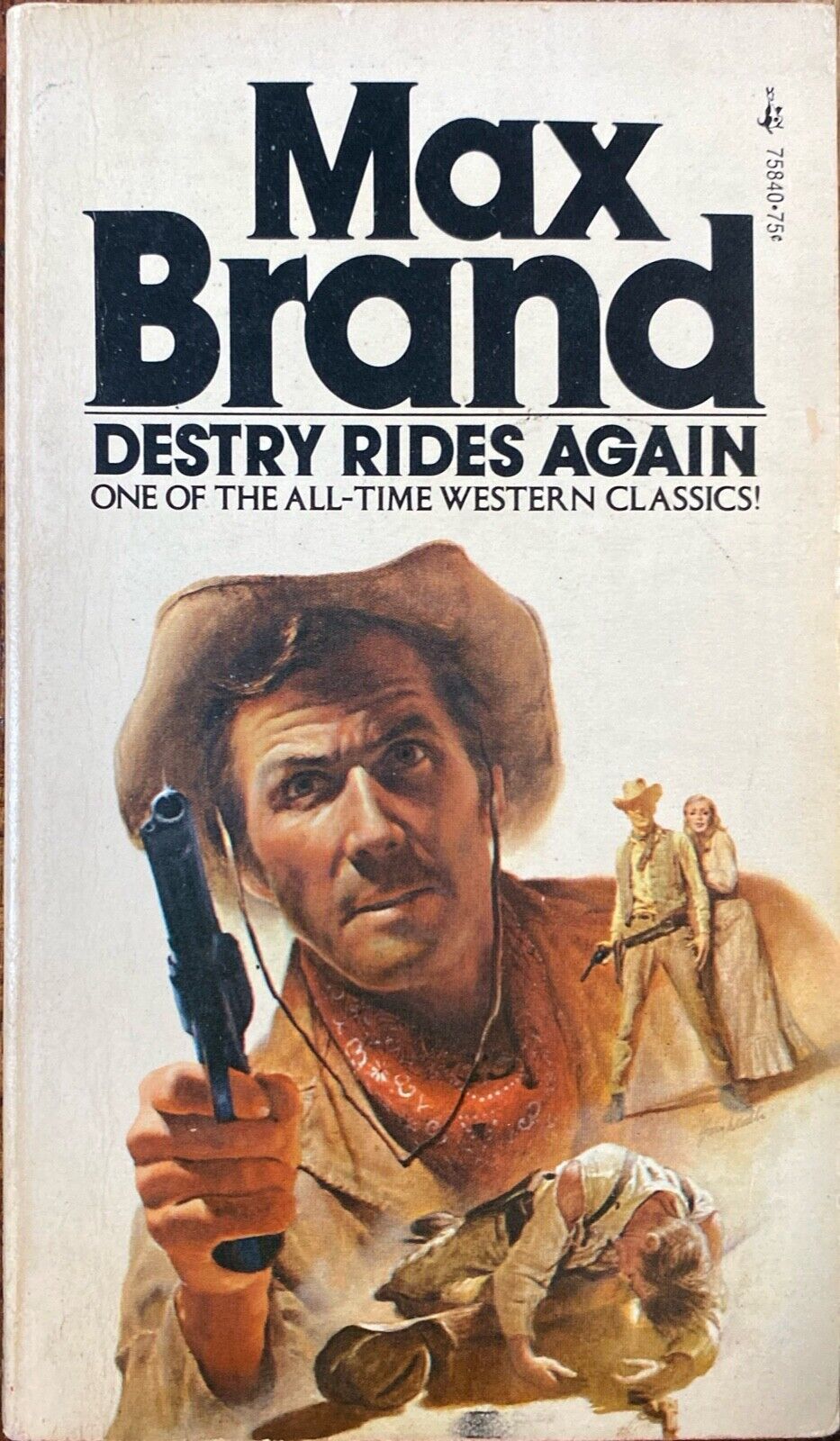 Destry Rides Again by Max Brand 1974 Pocket Paperback