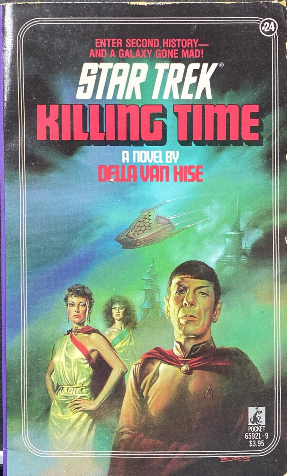 Star Trek #24: Killing Time by Della Van Hise 1985 Pocket Paperback