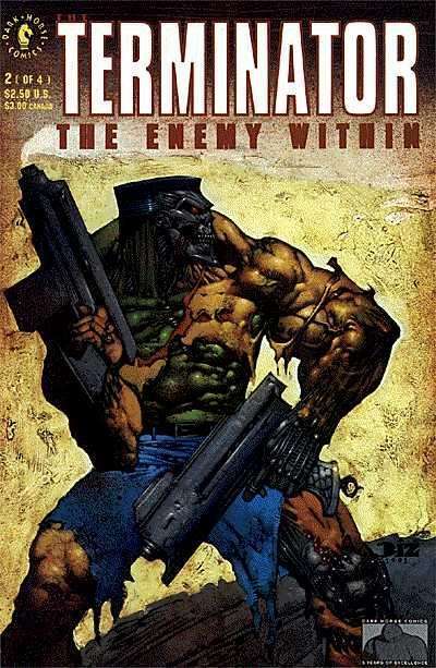 Dark Horse Comics Terminator The Enemy Within #2 Copper Age 1991