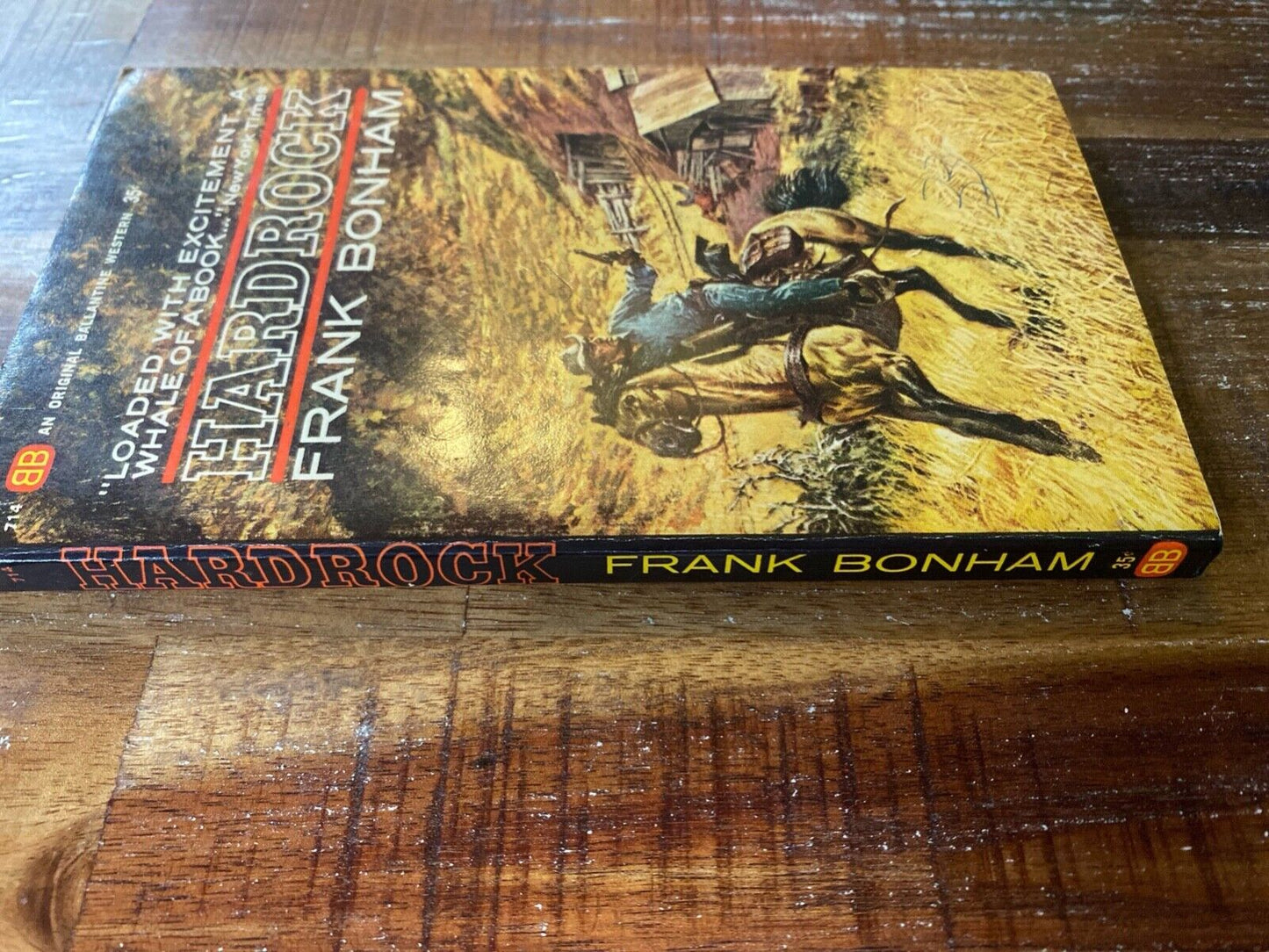 Hardrock by Frank Bonham 1963 Ballantine 714 Paperback