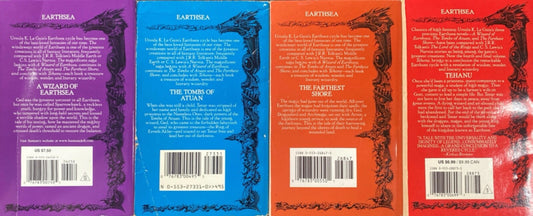 The Earthsea Quartet by Ursula K. LeGuin 1990s Bantam Spectra Paperback