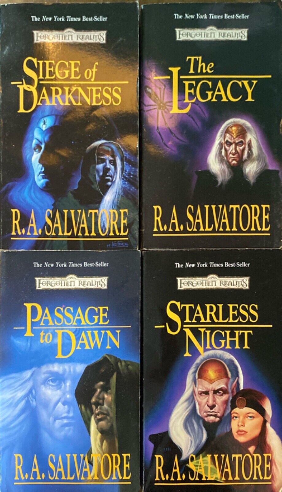 Legacy of the Drow Quartet by R.A. Salvatore Paperback D&D Forgotten Realms