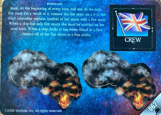 Pirates CSG of Davy Jones' Curse 062 Firepot Specialist (England) Unpunched