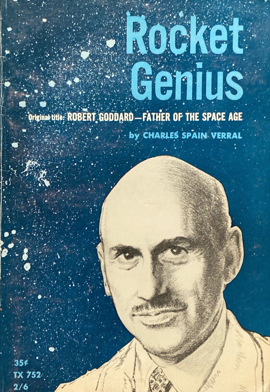 Rocket Genius by Charles Spain Verral 1969 Scholastic Paperback