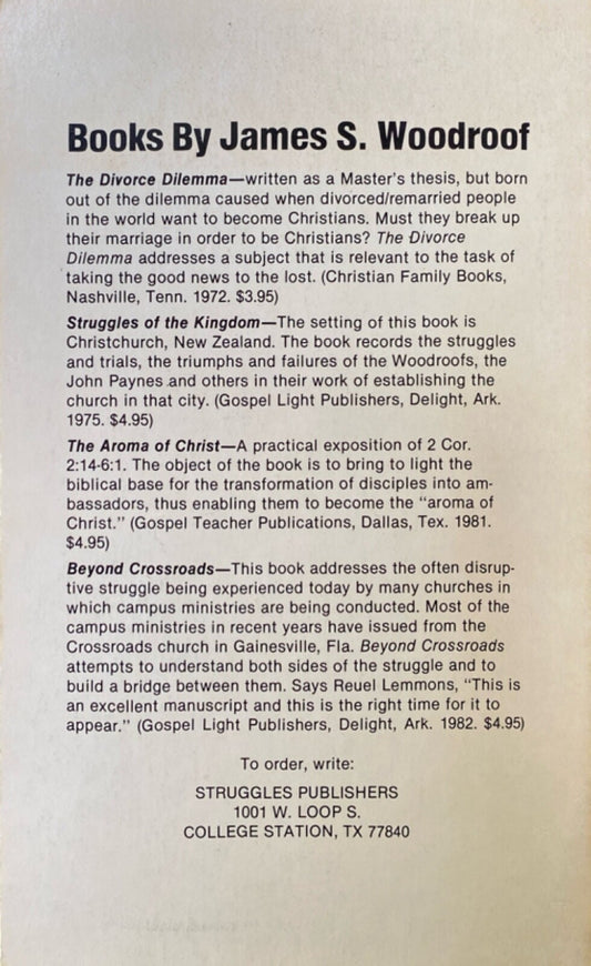 Four Realities by James S. Woodroof 1982 Struggle Publishers Paperback