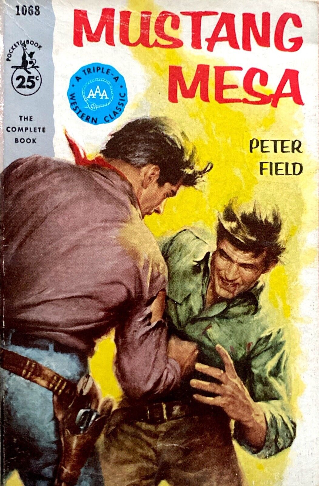 Mustang Mesa by Peter Field 1955 Pocket 1068 Paperback