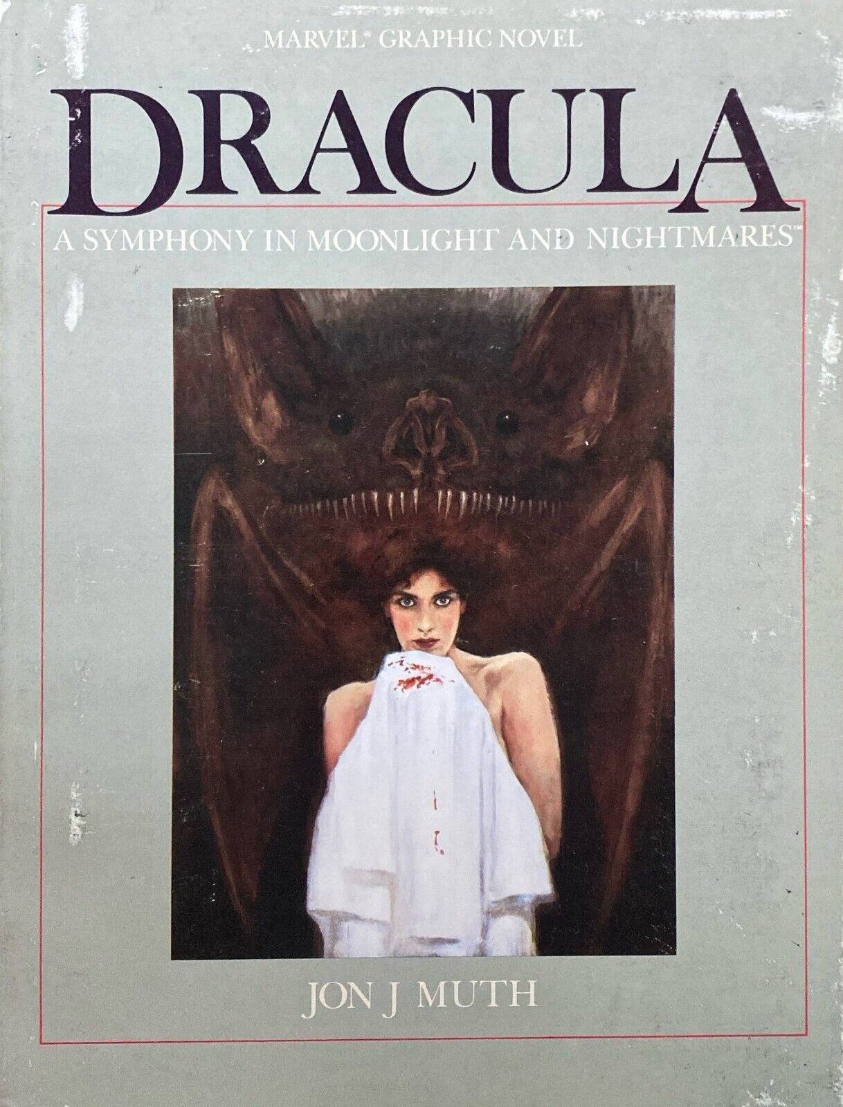 Marvel Dracula: A Symphony in Moonlight and Nightmares by Jon J. Muth signed