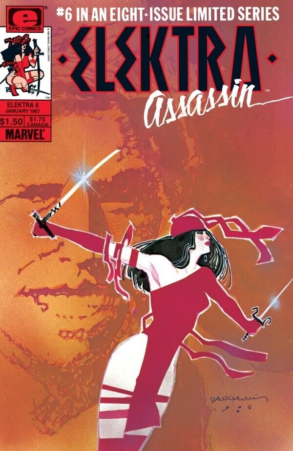 Marvel Comics Elektra Assassin #6 Copper Age 1987