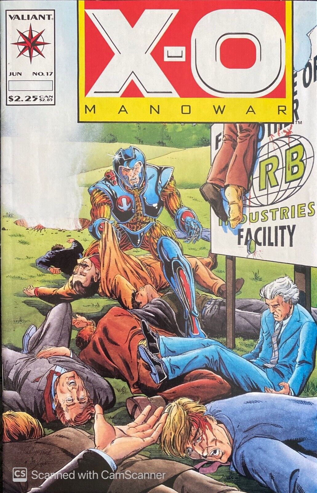 Valiant Comics X-O Manowar #17 Modern Age 1993