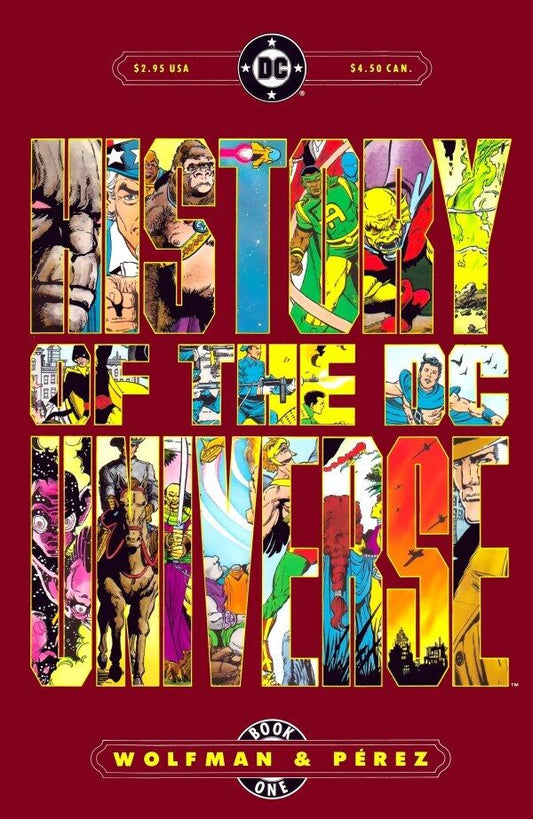 DC Comics History of the DC Universe #1-2 Copper Age 1986