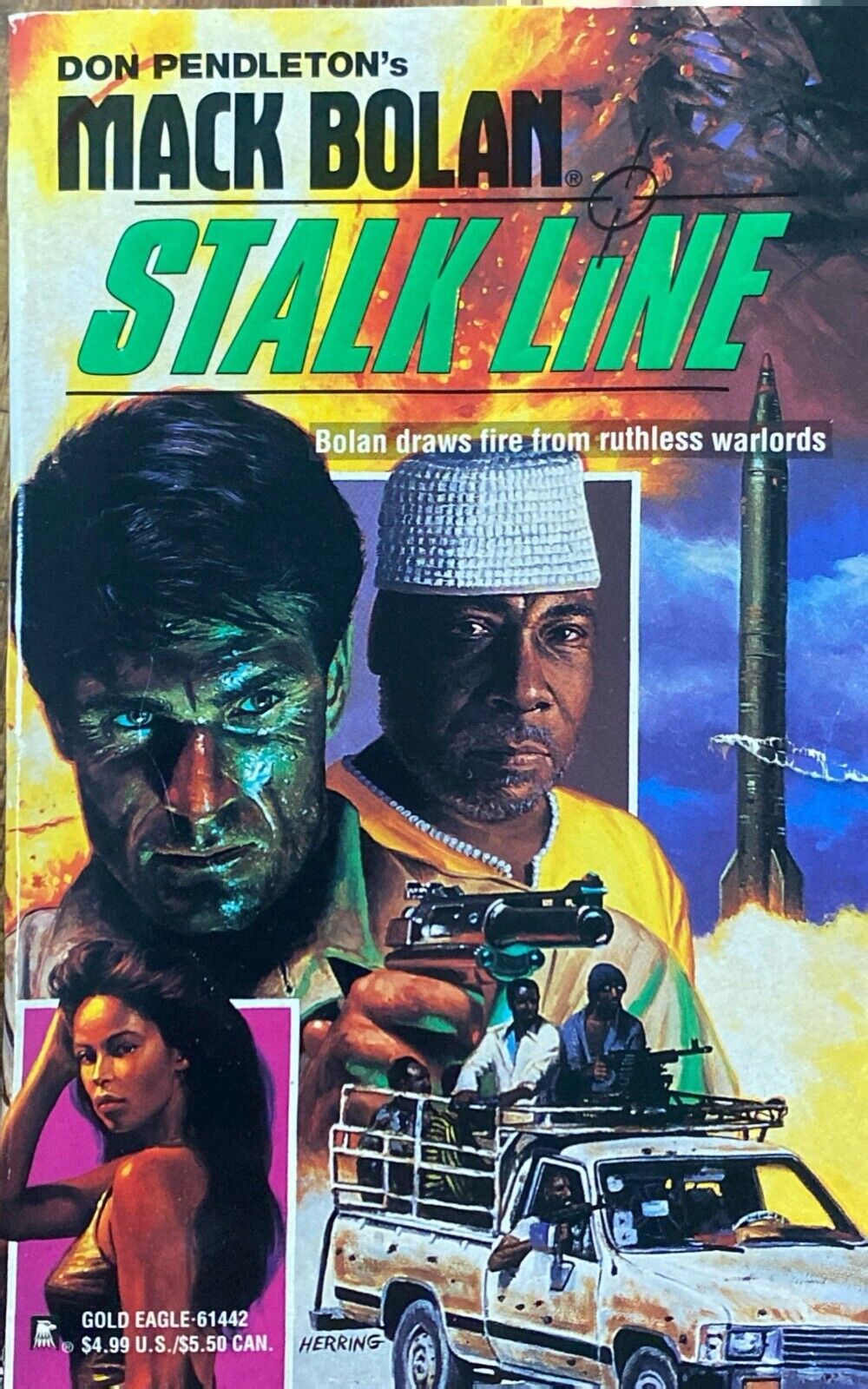 Don Pendleton's Mack Bolan: Stalk Line 1995 Gold Eagle Paperback