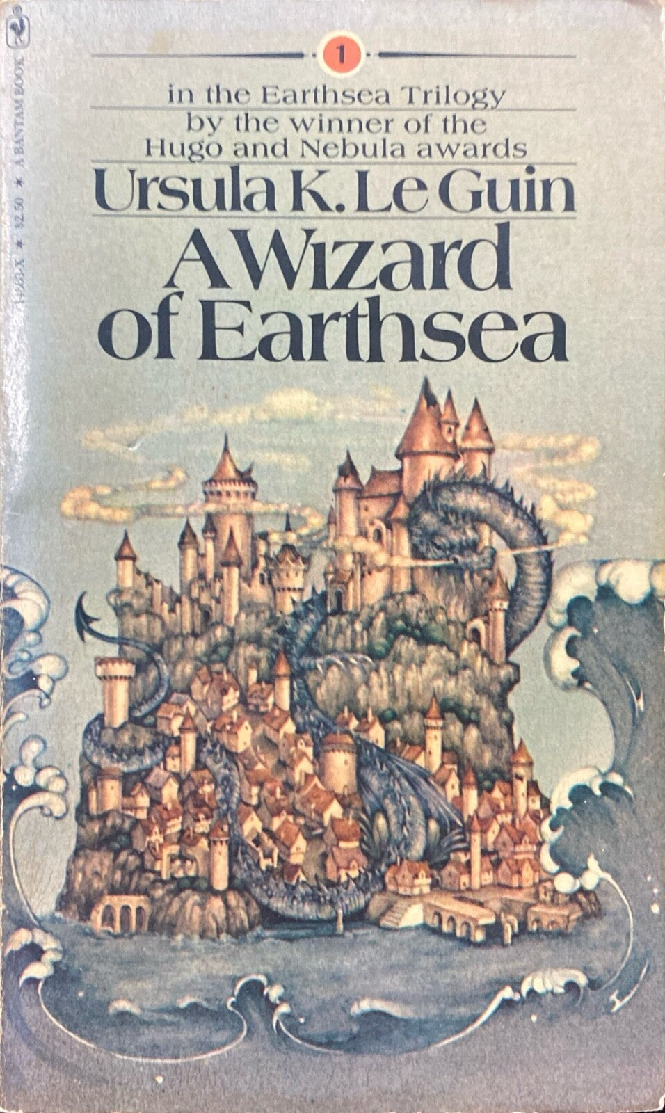 The Earthsea Trilogy by Ursula K. LeGuin 1970s Bantam Paperback