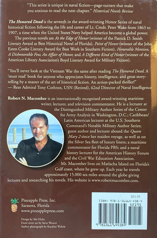 The Honored Dead by Robert N. Macomber 2009 Pineapple Press Hardcover