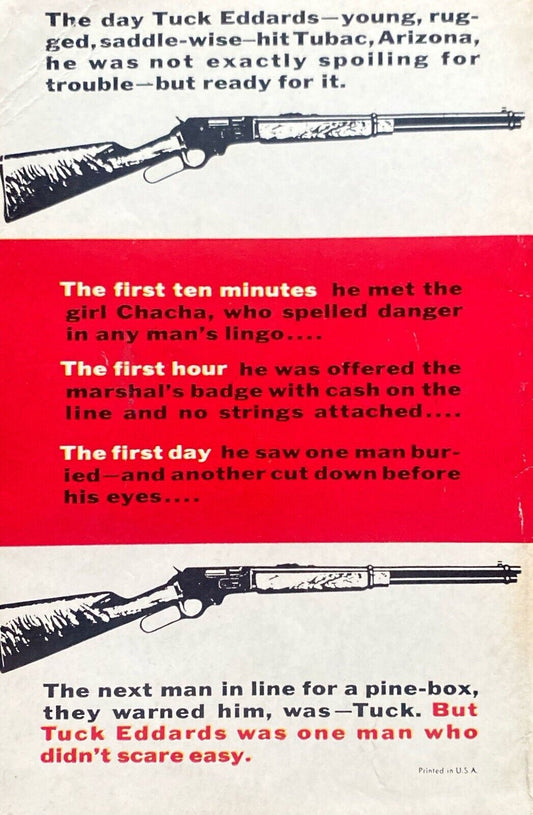 Arizona Dead-shot (Barber of Tubac) by Nelson C. Nye 1947 Avon 758 Paperback