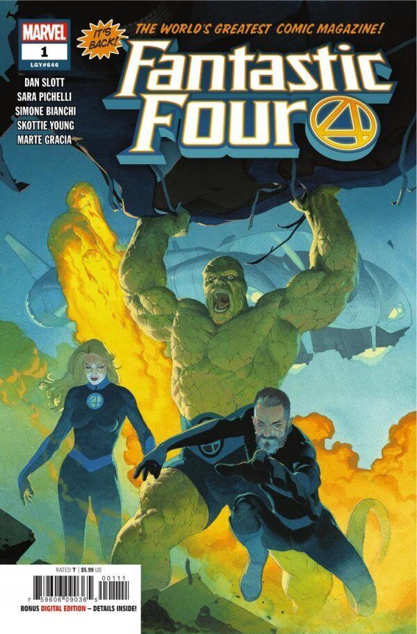 Marvel Comics Fantastic Four #1 Legacy #646 Modern Age 2018