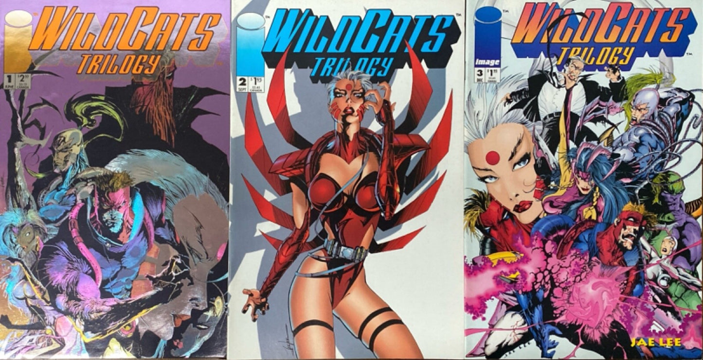 Image Comics WildC.A.T.S. Trilogy #1-3 Modern Age 1993 Complete