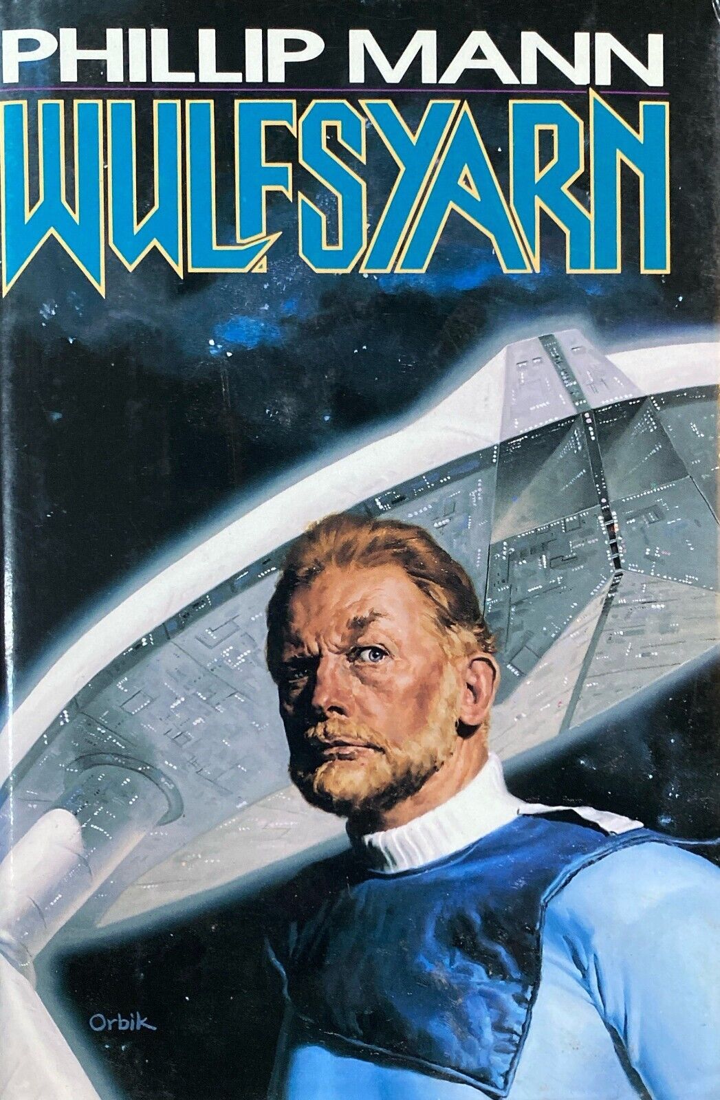 Wulfsyarn: A Mosaic by Phillip Mann 1990 AvoNova Morrow Hardcover First