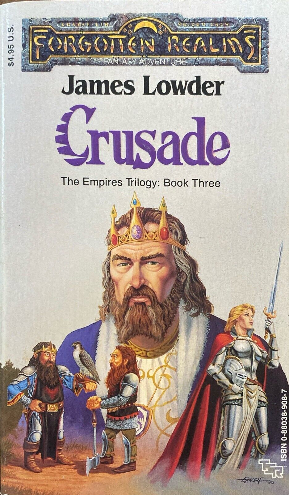 Crusade by James Lowder 1991 TSR Paperback Forgotten Realms Empires Book 3