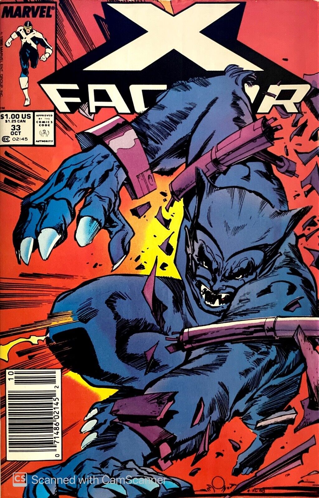 Marvel Comics X-Factor #33 Copper Age 1988