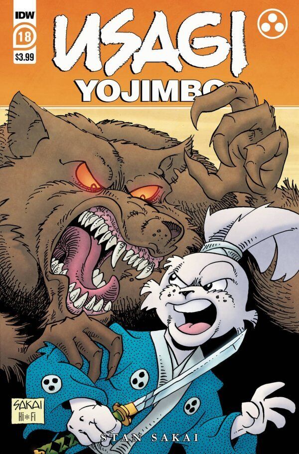 IDW Comics Usagi Yojimbo #18 Modern Age 2021