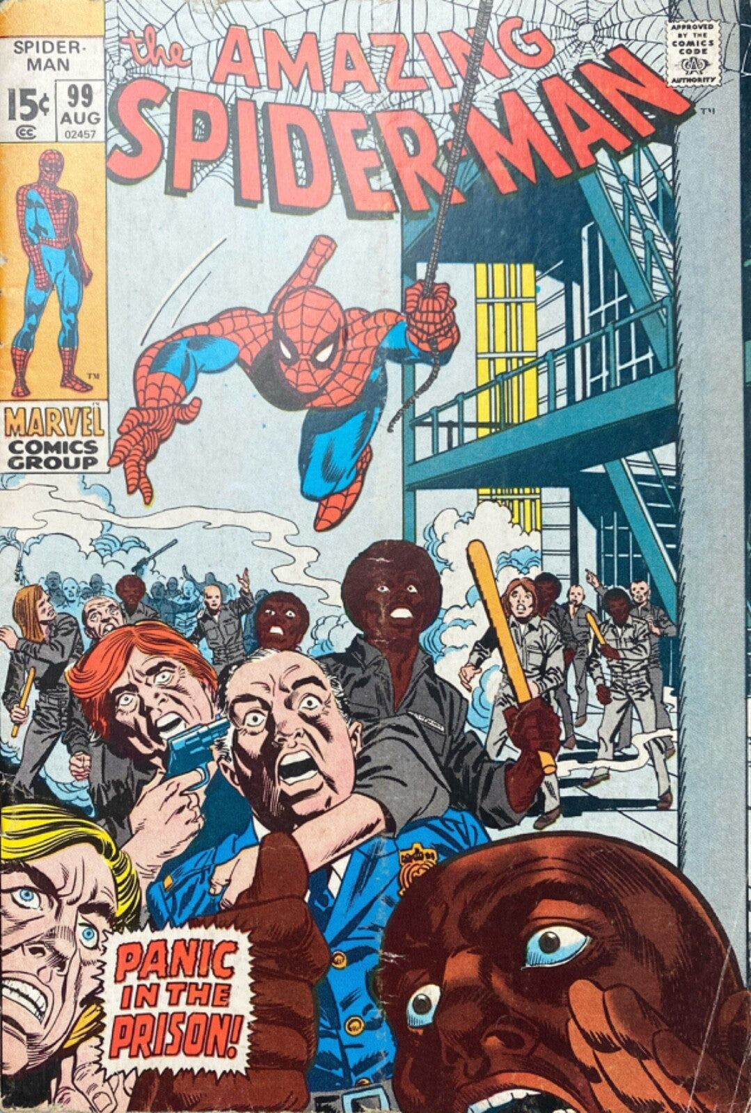 Marvel Comics Amazing Spider-man #99 Bronze Age 1971
