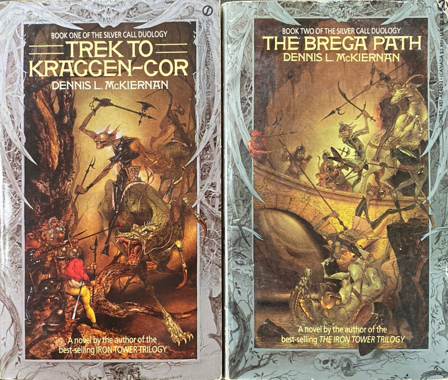 The Silver Call Duology by Dennis L. McKiernan Complete Signet Paperback