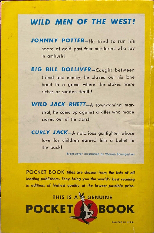 Rough Justice by Ernest Haycox 1951 Pocket Book 790 Paperback