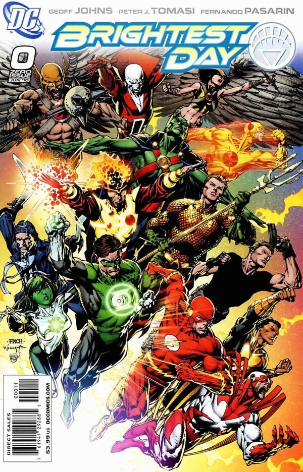 DC Comics Brightest Day #0 Modern Age 2010