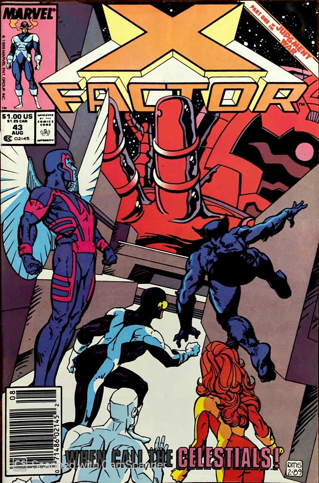 Marvel Comics X-Factor #43 Copper Age 1989