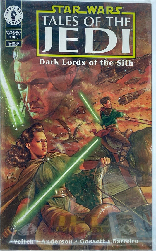 Dark Horse Star Wars: Tales of the Jedi Dark Lords of the Sith 1-6 + Ashcan 1994