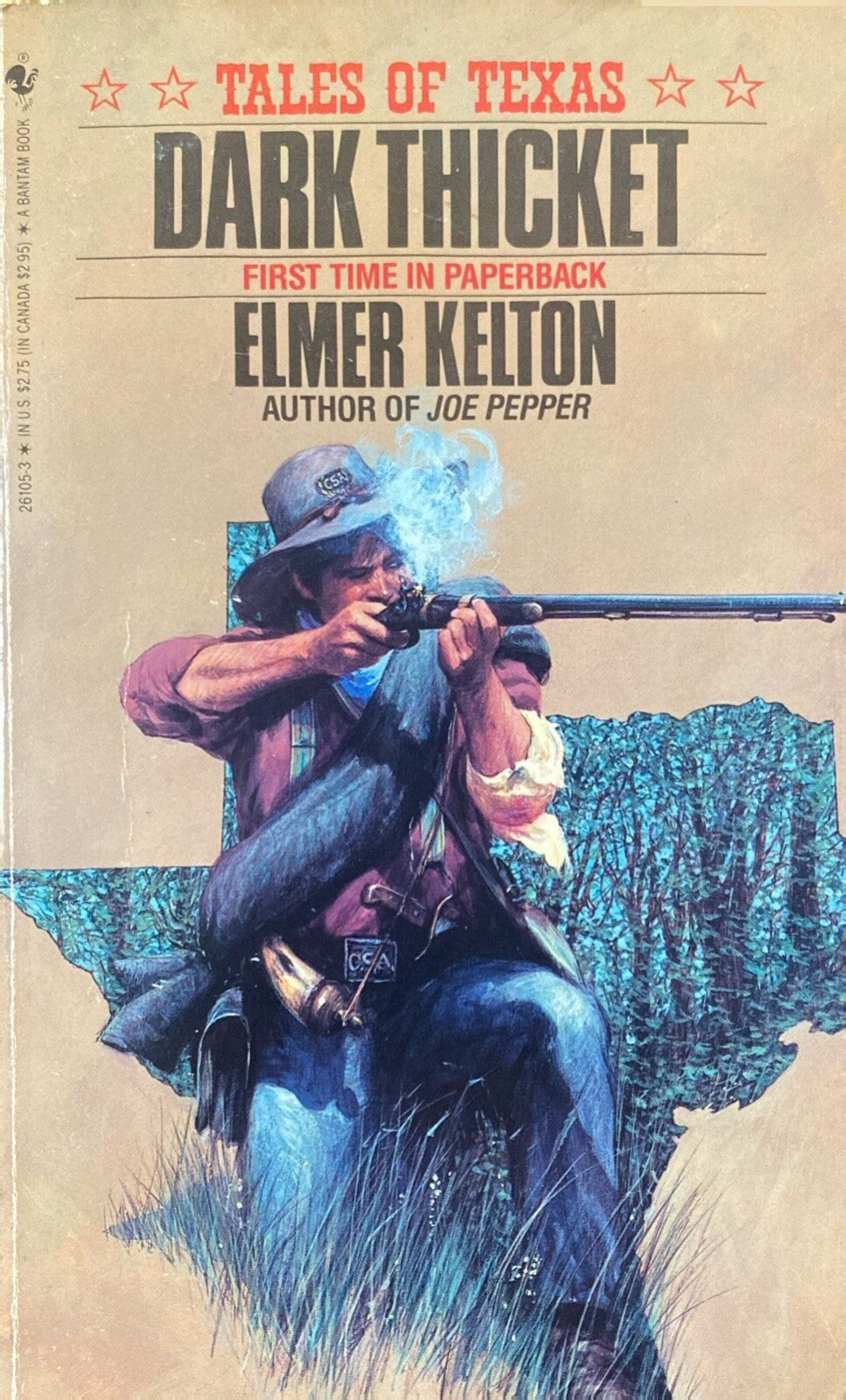 Dark Thicket by Elmore Kelton 1986 Bantam Paperback