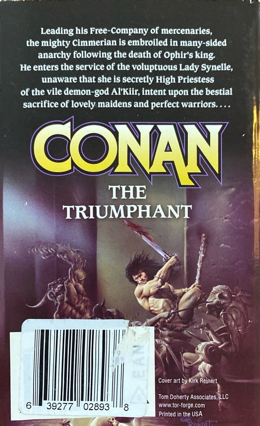 Conan the Triumphant by Robert Jordan 2011 Tor Paperback