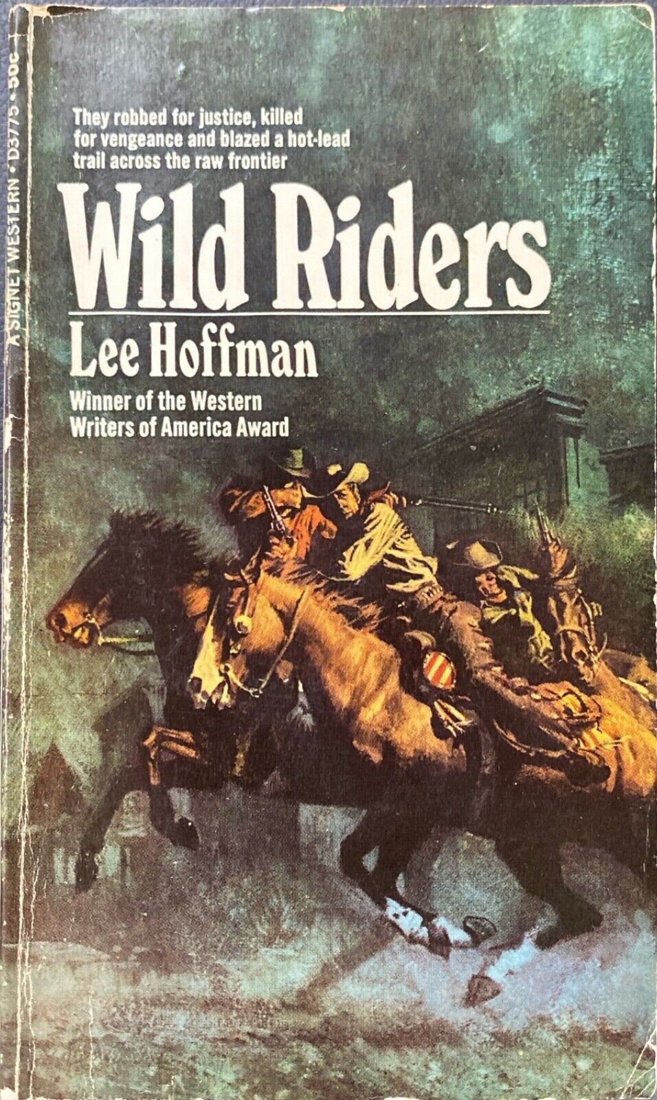 Wild Riders by Lee Hoffman 1969 Signet D3775 Paperback