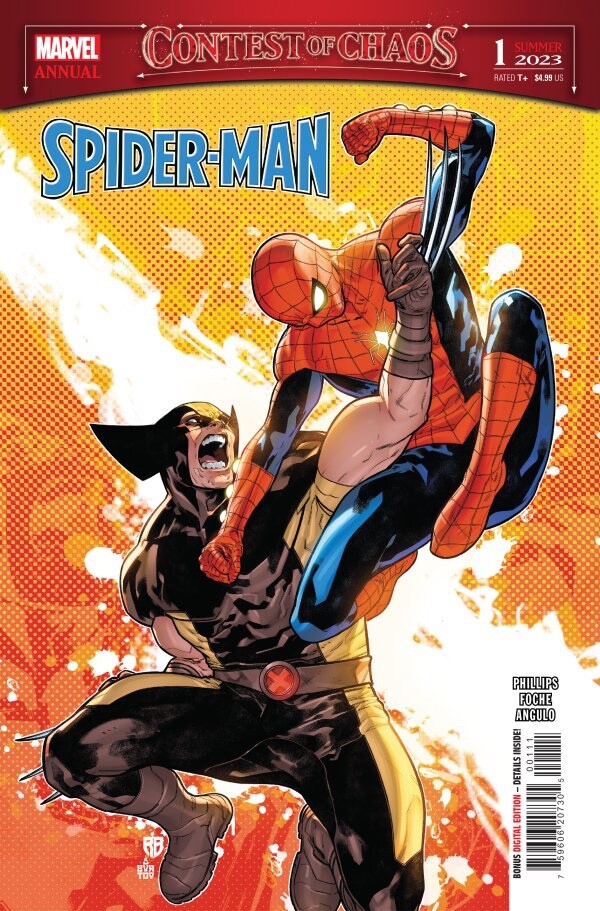 Marvel Comics Spider-Man Annual #1 Modern Age 2023 Contest of Chaos