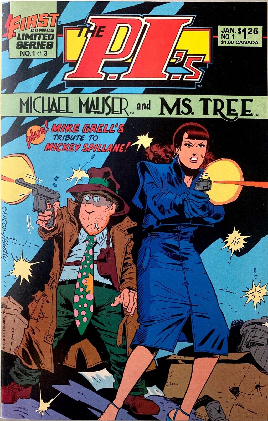 First Comics The P.I.'s #1 Copper Age 1985